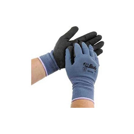 Pip Coated Gloves, Black, S, 12 PK 34-500/S